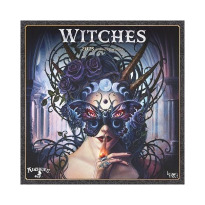 Alchemy Witches Official 12 X 24 Inch Monthly Square Wall Plastic-Free 2025