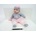 Mádara *BOBAS DOLL, 40 cm, bell, spioch with frill, rose