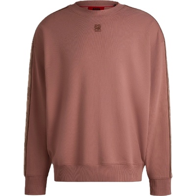 HUGO BOSS Блуза Hugo Logo Tape Cotton Sweatshirt - Pink