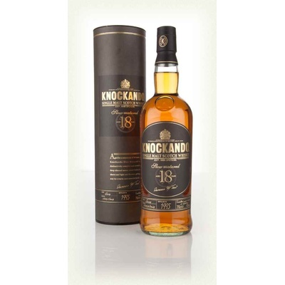KNOCKANDO 18Y SLOW MATURED 43% 0,7 l (tuba)