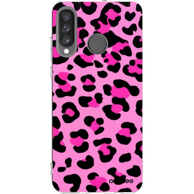 Picasee silikonový průhledný obal pro Huawei P30 Lite - Pink Tiger – Zbozi.Blesk.cz