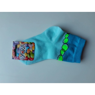 Ponožky bublinky Světlemodrá Tyrkys Modrá