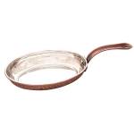Horecano ANTIQUE-Тиганче елипса с релеф и медно покритие 18.50cm x13.50cm x 3.25cm - 500 ml(SG-86209(B) (0184130)