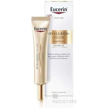 Eucerin Hyaluron-Filler+Elasticity očný krém SPF20 15 ml