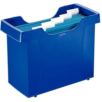КОНТЕЙНЕР ЗА ВИСЯЩИ ПАПКИ leitz + 5 ПАПКИ СИН