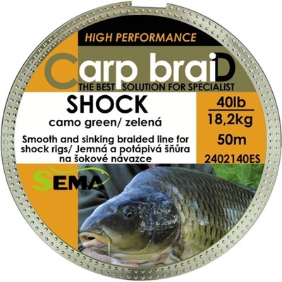 Sema Šoková Šnúra Shock Camo 50m 18,2kg