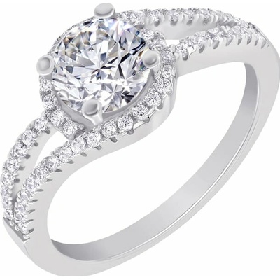 Eppi Halo zásnubní prsten plný diamantů Mevlie RE36688