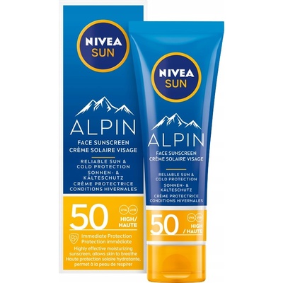 Nivea Sun Alpin pleťový opalovací krém SPF50 50 ml – Zbozi.Blesk.cz