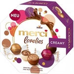 merci Шоколадови бонбони Merci Lovelies крем 185 гр