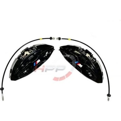 Přední 4-pístové brzdové třmeny Brembo BMW E23 / E28 / E32 / E34 / E38 / E39 / E60 / E61 / E63 / E64 pro kotouče 395x36mm (černé 34106897365 / 34106897366)