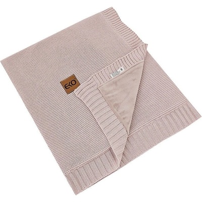 Eko deka bambusová s velúrovou podšívkou Rose Pink