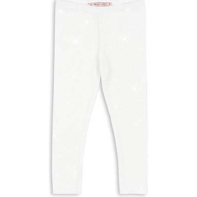 Konges Slojd Legíny třpytivé LOLA White Glitter