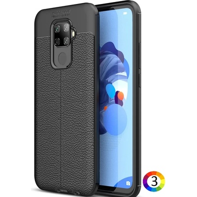 Huawei Mate 30 Lite/nova 5i Pro Удароустойчив Litchi Skin Калъф и Протектор