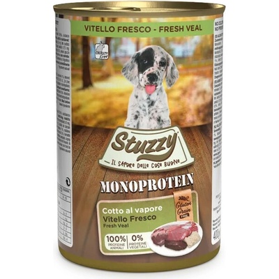 Stuzzy Mono Puppy Telecí mokré krmivo pro štěňata 400 g