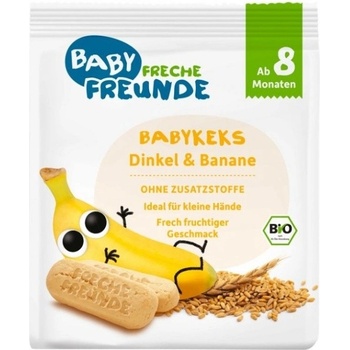 FRECHE FREUNDE BIO Sušenky Špalda a banán 100 g