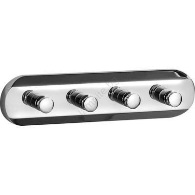 SAPHO - Стена кърпа закачалка SAMBA 21 см лъскав хром (SH0202)