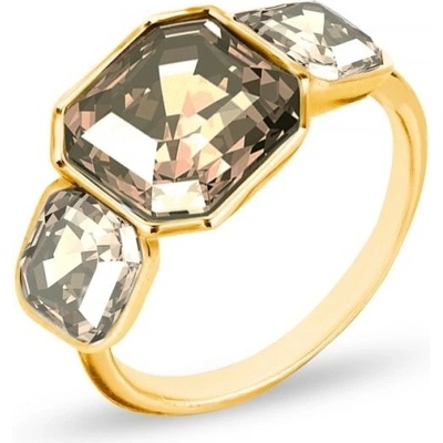 Spark prsten hnědý se Swarovski Elements Imperial Trio PG44803LCTGS Light Colorado Topaz