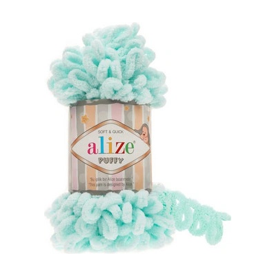 Priadza Alize Puffy 15 - mentolová