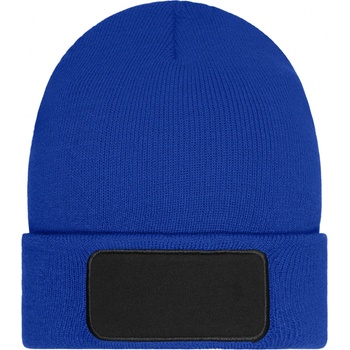Myrtle beach Pletená čepice thinsulate s nášivkou MB7407 Royal