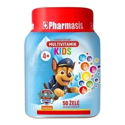 Pharmasis Multivitamin Kids Labková patrola modré 50 ks