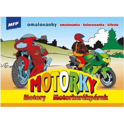 Omalovánky A5 Motorky MFP
