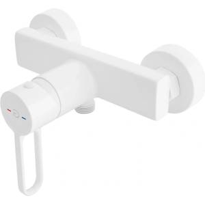 FDesign Zaffiro едноръкохватков смесител за душ бял мат (FD1-ZFR-7-33)