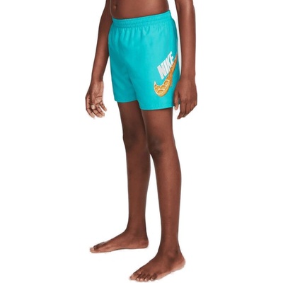 Nike Swim-Waffle Swoosh 4 inch chlapčenské plavky Dusty Cactus