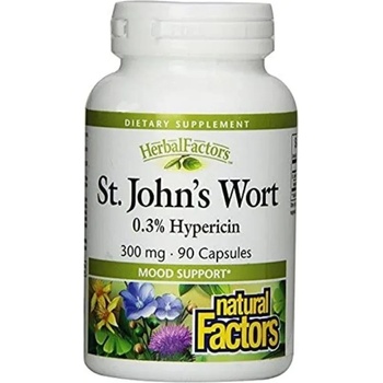 Natural Factors St. John's Wort, 300 mg, 90 капсули, Natural Factors (4820 NF)