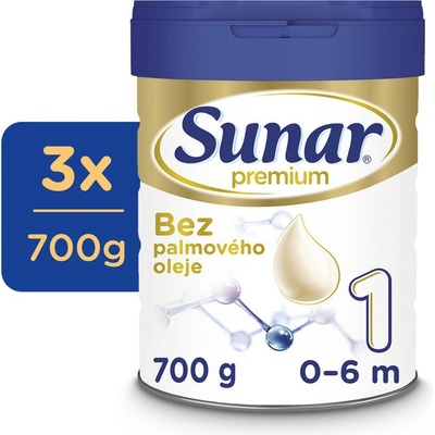 Sunar 1 Premium 3 x 700 g