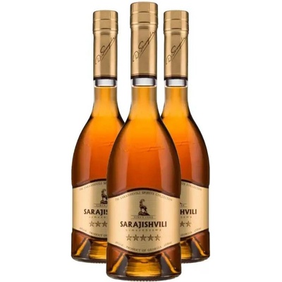 Sarajishvili 5 letá brandy 40% 3 x 0,75 l (holá lahev)