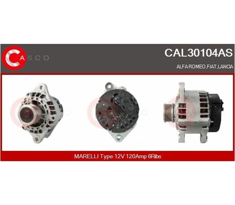 Alternátor CASCO CAL30104AS