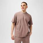 Jack Wills Мъжка тениска Jack Wills Jacquard T-Shirt Mens - Brick Pink