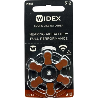 WIDEX 312/PR41 baterie do naslouchadel blistr 6ks
