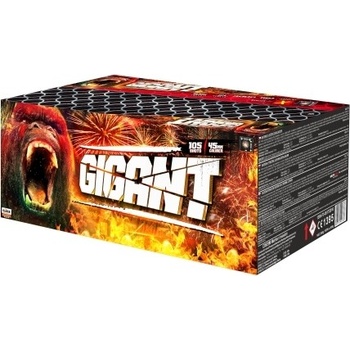 Kompaktný ohňostroj 105 ran 45 mm Gigant