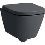 Laufen Meda - Висяща тоалетна, без рамка, матов графит H8201137580001 (H8201137580001)