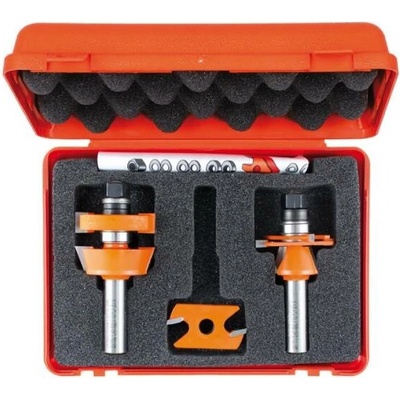 CMT Orange Tools CMT Sada fréz na dveře s rovnou výplní 3ks, S=12 HW