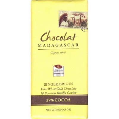 Chocolat Madagascar Bílá čokoláda 37% Bourbon Vanilla 85 g