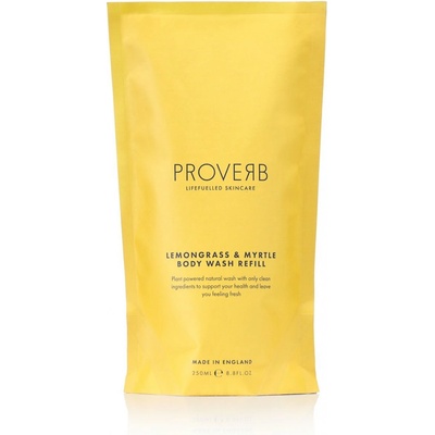 PROVERB Body Wash Refill | Tělové mýdlo - náplň Citrónová máta a myrta 250 ml