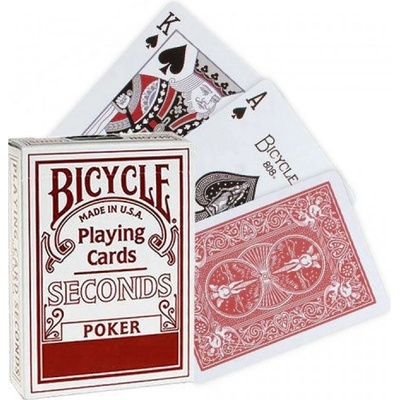 Bicycle Seconds playing cards:Červená