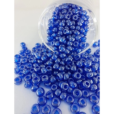 Rokajl Preciosa 5/0 - transparentní modrá - lesk - 1 g – Zboží Mobilmania