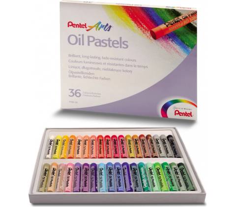 Pentel Olejové pastely 36 barev