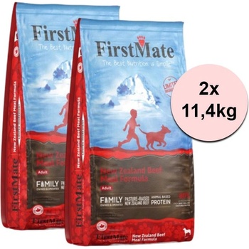 FirstMate Кучешка храна Нова Зеландия Говеждо 2 x 11, 4 кг