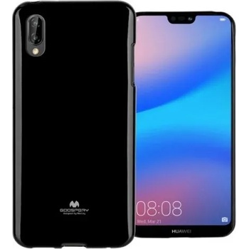 Image 1 of Mercury Луксозен силиконов гръб Jelly Mercury Goospery за Huawei P20, Черен (4071)