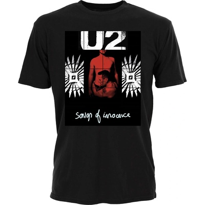 U2 tričko Songs of Innocence red Shade čierne