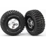 Traxxas колело 2.2/3.0", диск SCT сатенено-черен, гума KM2 (2)