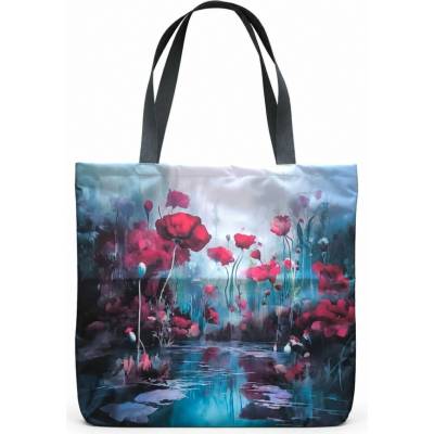 STYLE4 Dámská taška z kočárkoviny, Makové jezero
