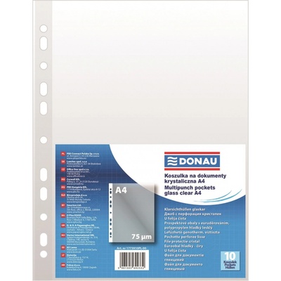 Donau A4 75 mikronů transparentní 10 ks