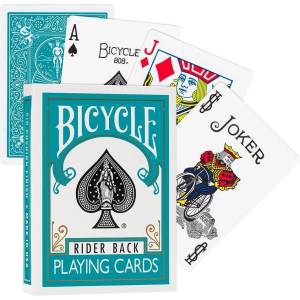 Difatta Карти за игра и фокуси Diffata Bicycle Rider Back, Turquoise
