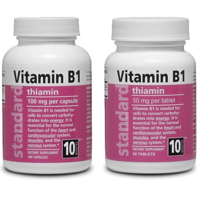 Natural Vitamín B1 Thiamín 100 mg 100 kapsúl