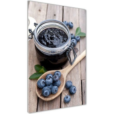 Vertikálny foto obraz sklenený Jahodová marmeláda 50x100 cm
